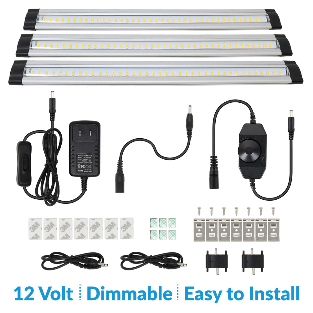 12 Volt LED Light Set Warm White White Wire