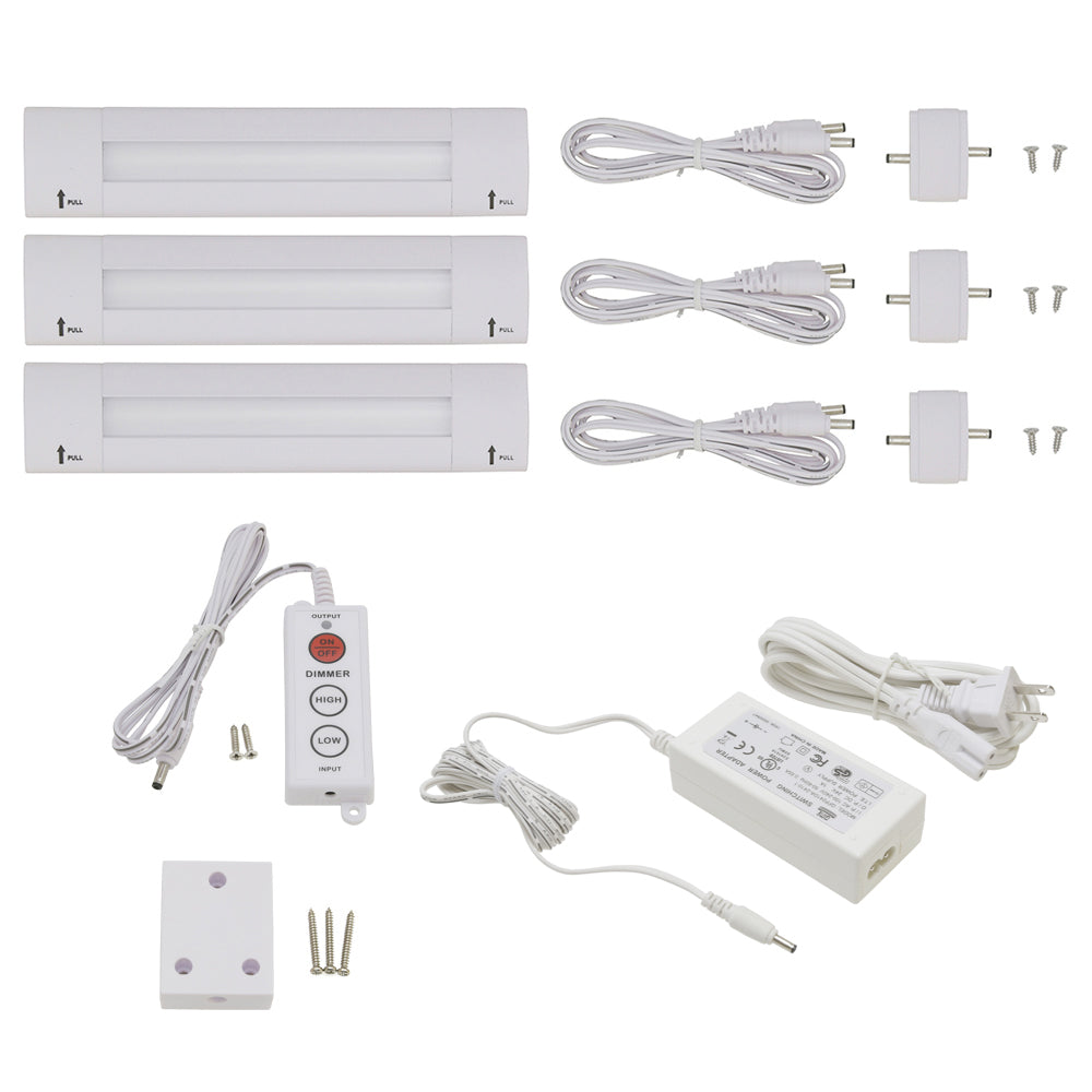 Cool White LED Under Cabinet Lighting Kit