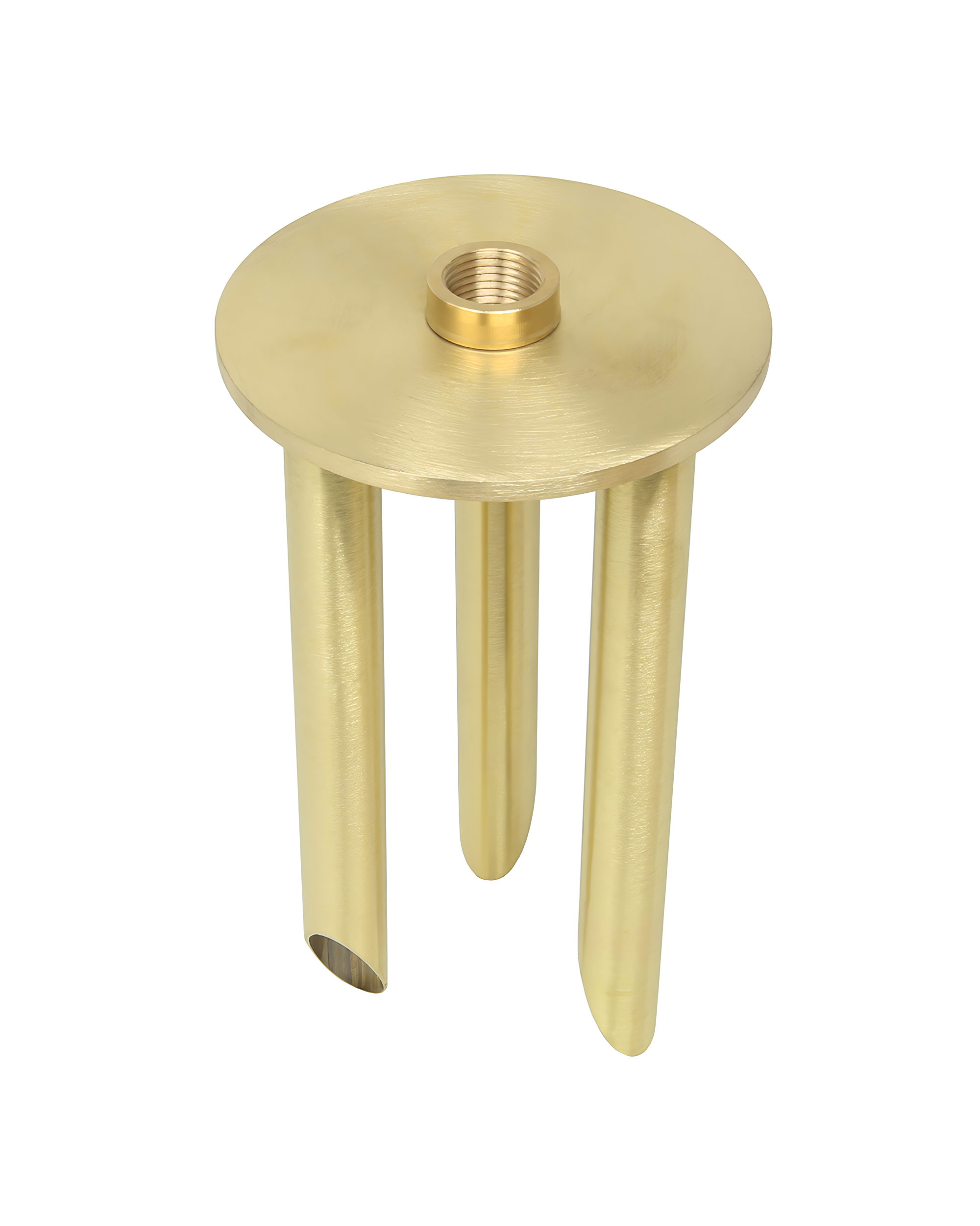 8-Inch Solid Brass Tripod Ground Stake, 1/2-14 NPSM Thread (1 Pack)