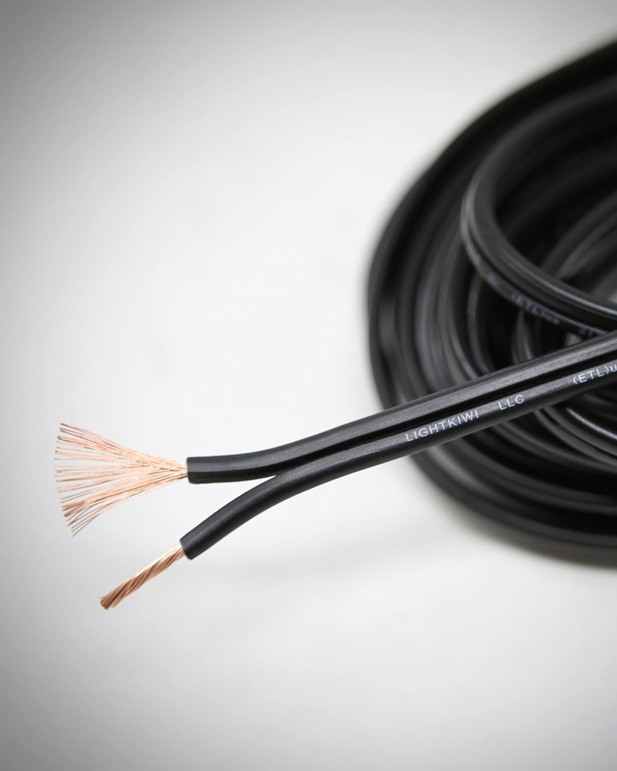 Zonegrace 14AWG 2-Conductor 14/2 Direct Burial Wire for Low Voltage  Landscape Lighting, 265ft